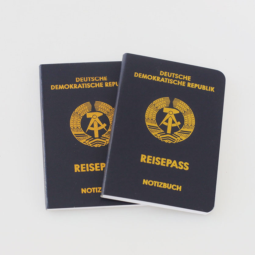 Reisepass-Notizbuch